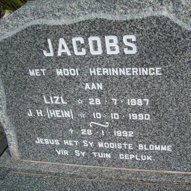 JACOBS J.H. 1990-1992 :: JACOBS Lizl 1987-1992