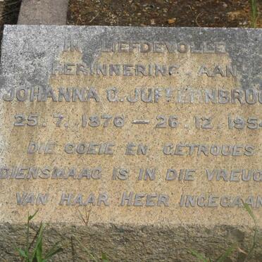 JUFFERNBRUCH Johanna G. 1876-1954