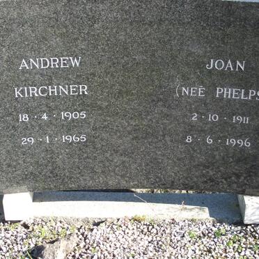 KIRCHNER Adnrew 1905-1965 &amp; Johan PHELPS 1911-1996
