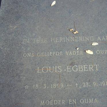 KITSHOFF Louis Egbert 1899-1980 &amp; Maria Johanna Catharina LOUW 1901-1985