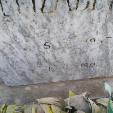 KILIAN-LAWRIE Margaretha Elizabeth 1957-1991