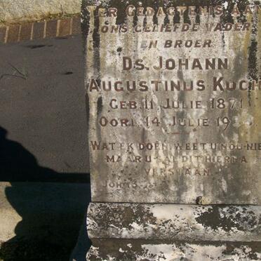 KOCH Johann Augustinus 1871-1925