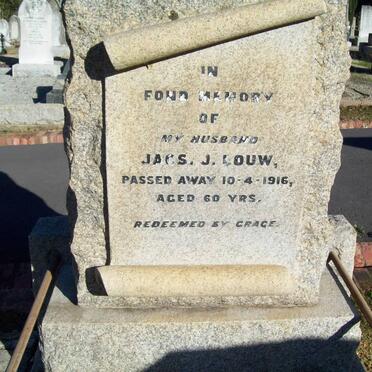 LOUW Jacobus J. -1916