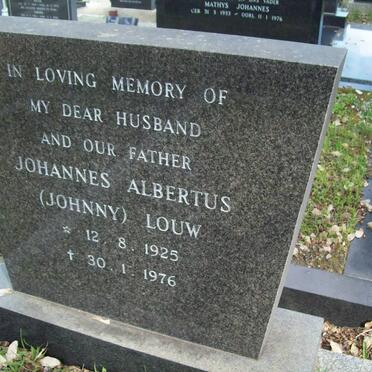 LOUW Johannes Albertus 1925-1976