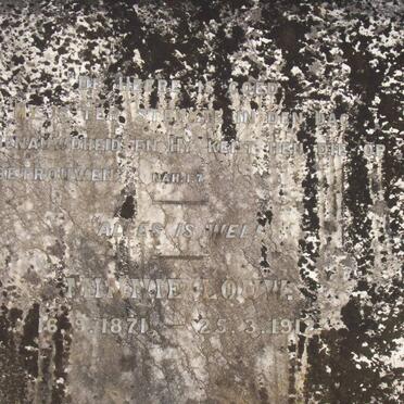 LOUW Minnie 1871-1912