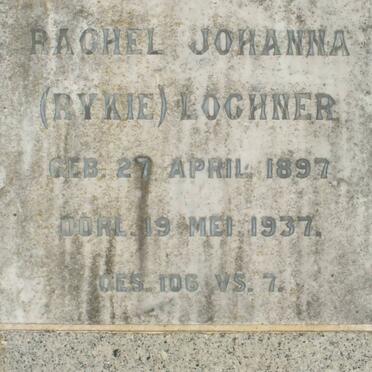 LOCHNER Rachel Johanna 1897-1937