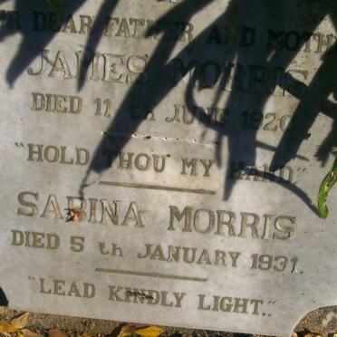 MORRIS James -1920 &amp; Sabina -1931