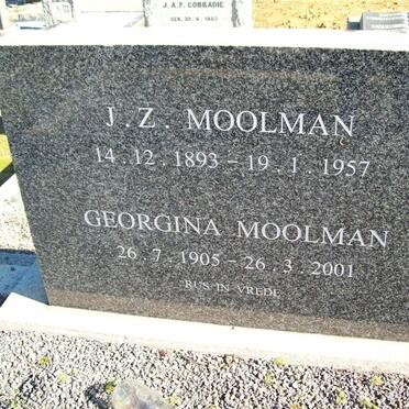MOOLMAN J.Z. 1893-1957 7 Georgina 1905-2001