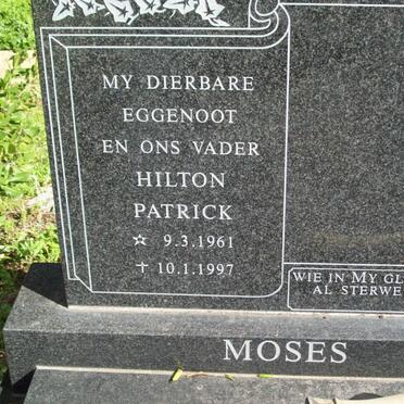 MOSES Hilton Patrick 1961-1997