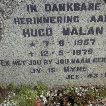 MALAN Hugo 1957-1979