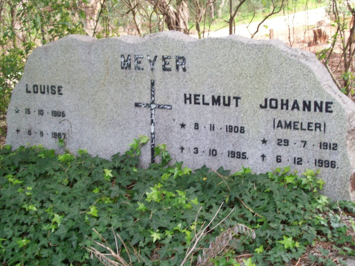 MEYER Helmut 1908-1995 &amp; Louise 1905-1987 :: AMELER Johanne 1912-1996