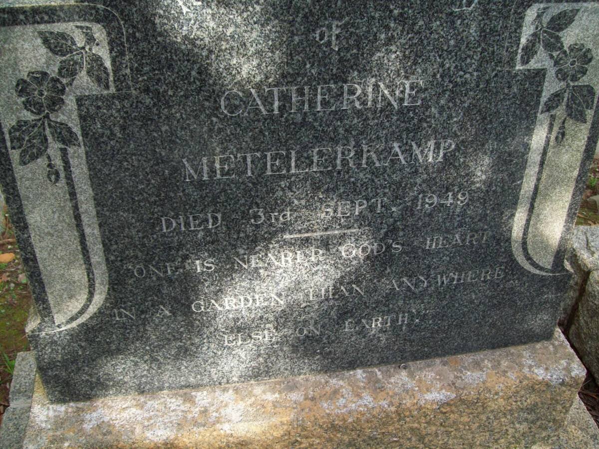 METELERKAMP Catherine -1949
