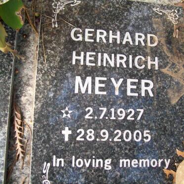 MEYER Gerhard Heinrich 1927-2005