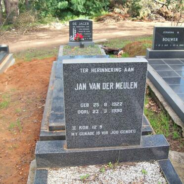 MEULEN Jan, van der 1922-1990