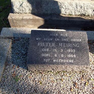 MEIRING Pieter 1933-1969