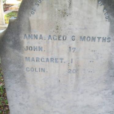 MERWE Colin, van der 1889-1984 :: VAN DER MERWE Mary 1891-1894