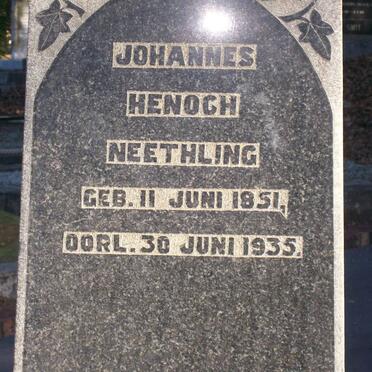 NEETHLING Johannes Henoch 1851-1935
