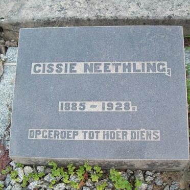 NEETHLING Cissie 1885-1928