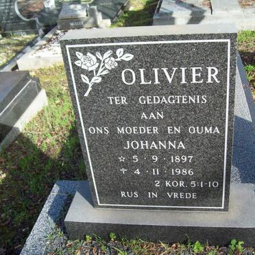 OLIVIER Johanna 1897-1986