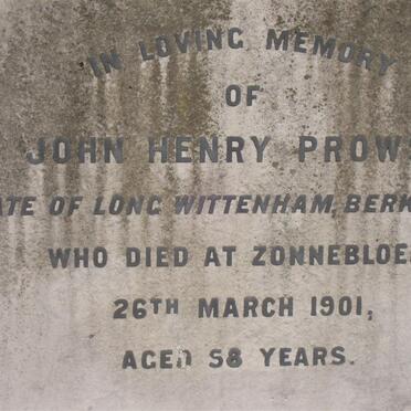 PROWSE John Henry -1901