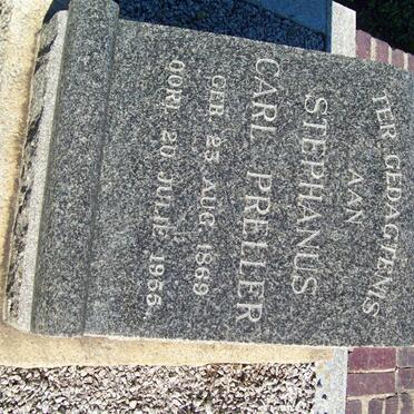 PRELLER Stephanus Carel 1869-1955