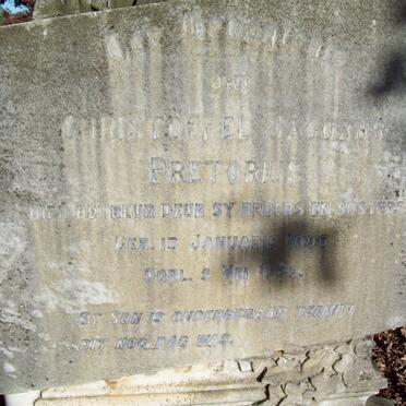 PRETORIUS Christoffel Jacobus 1896-1932