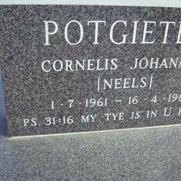 POTGIETER Cornelis Johannes 1961-1981