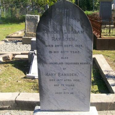 RAMSDEN Rhodes Ludlam -1923 &amp; Mary -1932