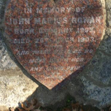 ROWAN John Marius 1903-1903