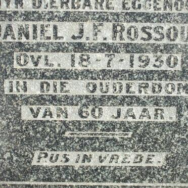 ROSSOUW Daniel J.F. -1930 &amp; Helena M. -1958_2