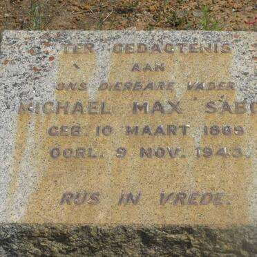 SABOR Michael Max 1869-1943