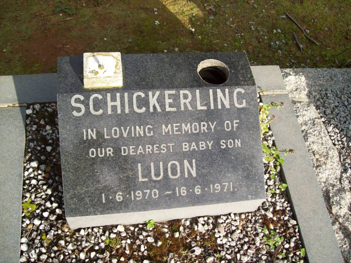 SCHICKERLING Luon 1970-1971