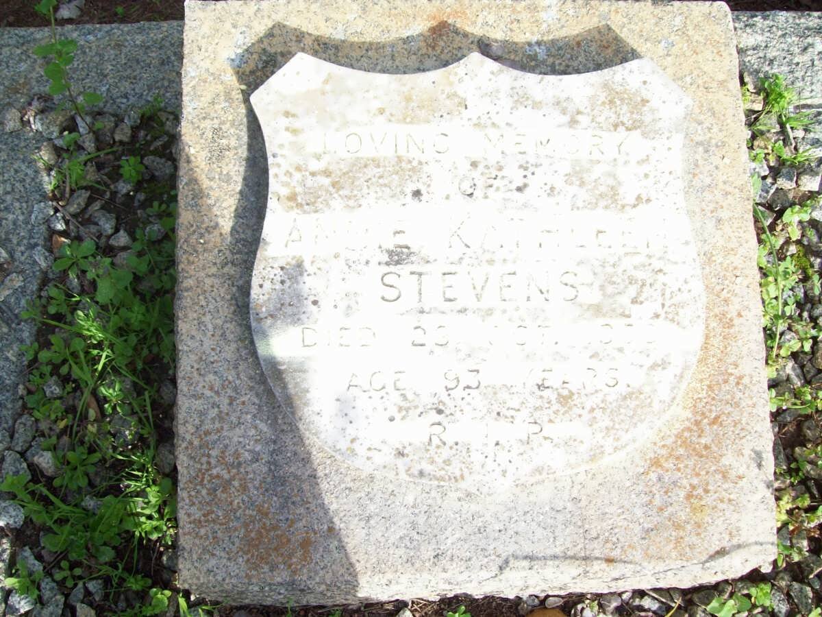 STEVENS Annie Kathleen -??