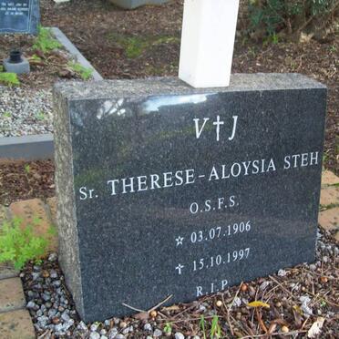 STEH Therese-Aloysia 1906-1997