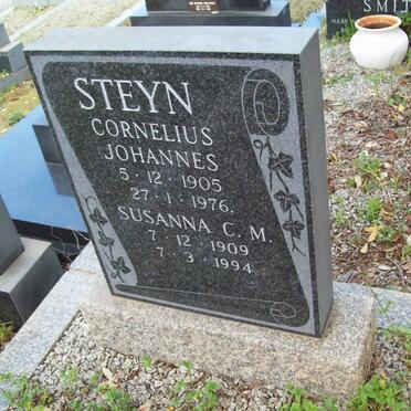 STEYN Cornelius Johannes 1905-1976 &amp; Susanna C.M. 1909-1994