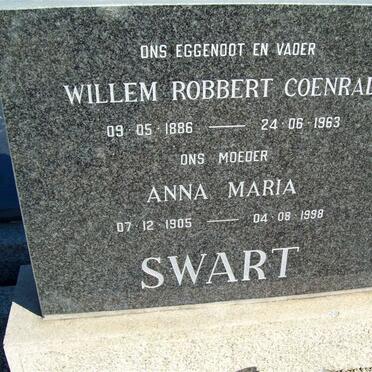 SWART Willem Robbert Coenrad 1886-1963 &amp; Anna Maria 1905-1998