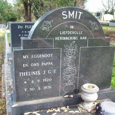 SMIT Theunis J.G.E. 1920-1976