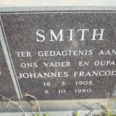 SMITH Johannes Francois 1905-1980