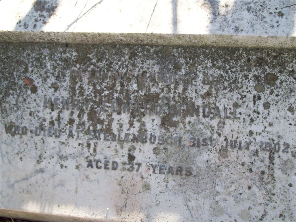 TINDALL Henry Edward -1902