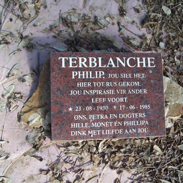 TERBLANCHE Philip 1930-1985
