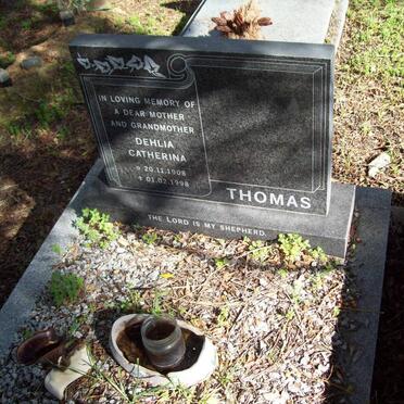 THOMAS Dehlia Catherina 1908-1998