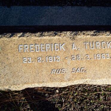 TURCK Frederick A. 1913-1963