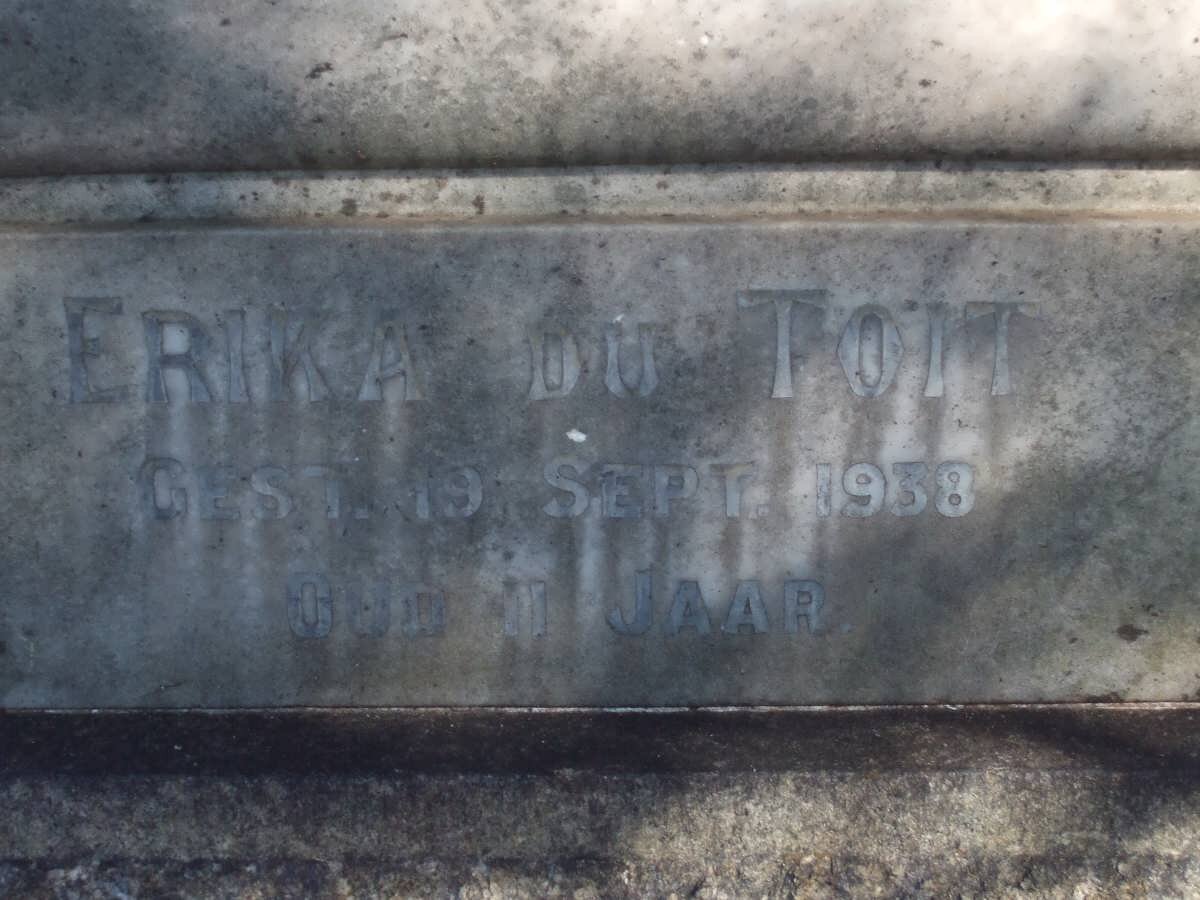 TOIT Erika, du -1938