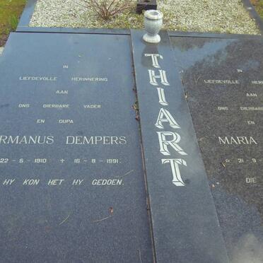 THIART Hermanus Dempers 1910-1991 &amp; Maria Elizabeth 1916-?