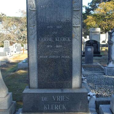 VRIES Kitty, de 1876-1952 :: KLERCK Gertie 1878-1944