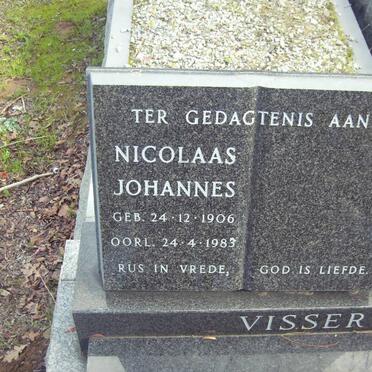 VISSER Nicolaas Johannes 1906-1983