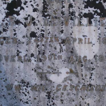 VILLIERS P.R.J., de 1871-1899