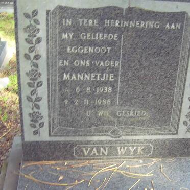 WYK Mannetjie, van 1938-1988