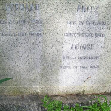 WIRTH Herman 1888-1962 :: WIRTH Fritz 1871-1940 :: WIRTH Louise 1875-1958