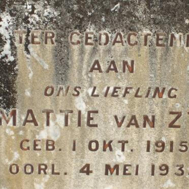 ZYL Mattie, van 1915-1939